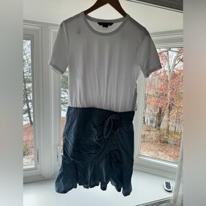 Veronica Beard white and denim dress. Size medium.